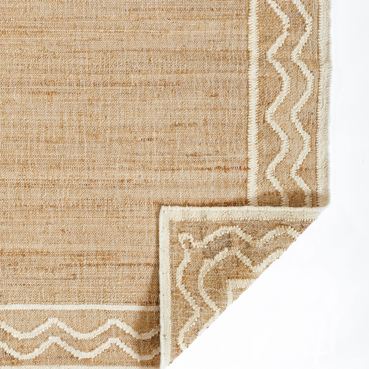 Orchard Ripple Natural Hand Woven Wool And Jute Area Rug 7 Orchard Ripple Natural Hand Woven Wool And Jute Area Rug - Image 7