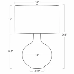Clemente Ceramic Table Lamp 5 Clemente Ceramic Table Lamp -Famous Furniture Store 13 1552WT