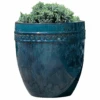Set Of Four Tall Borsa Planters In Indigo Rain