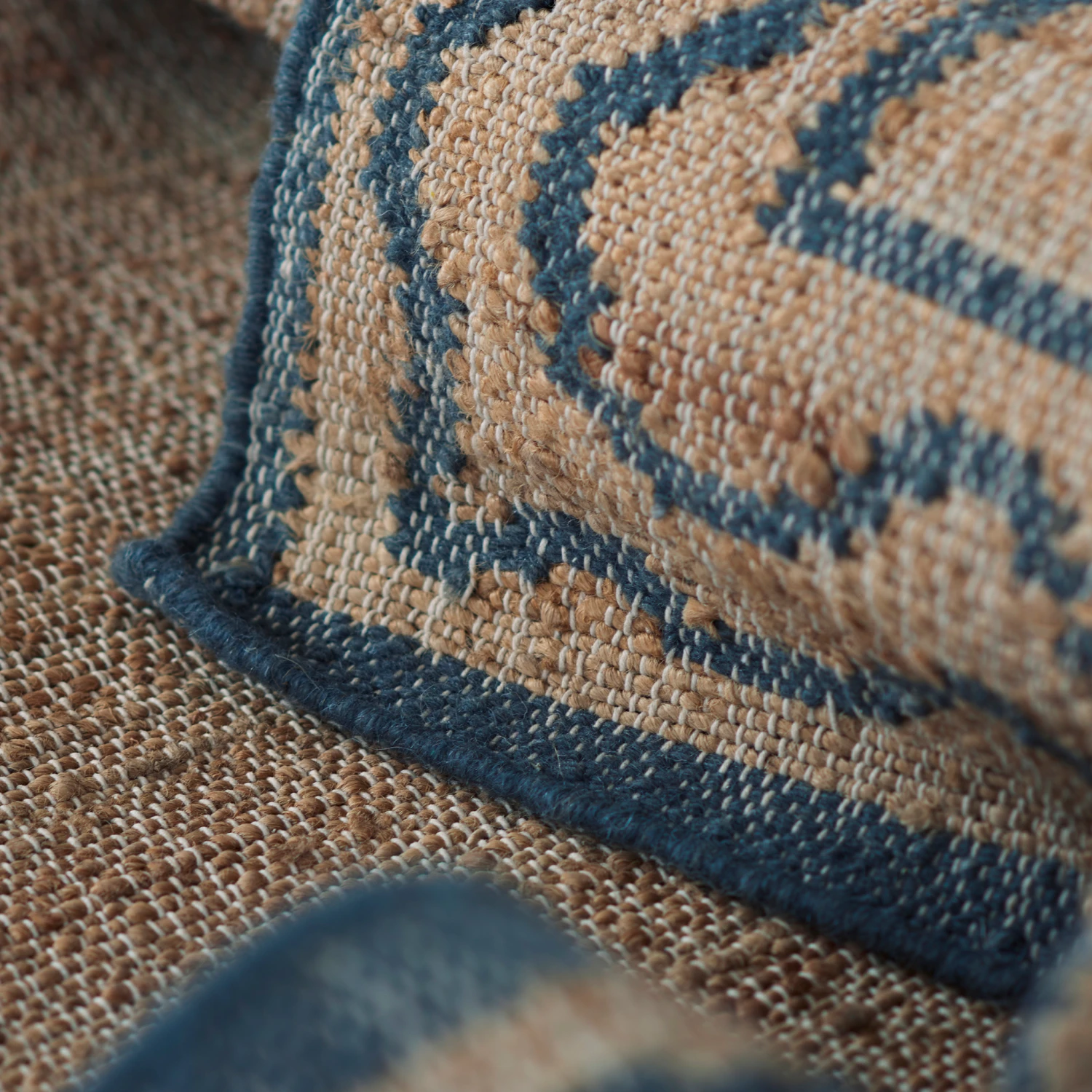 Orchard Ripple Slate Hand Woven Wool And Jute Area Rug 4 Orchard Ripple Slate Hand Woven Wool And Jute Area Rug - Image 4