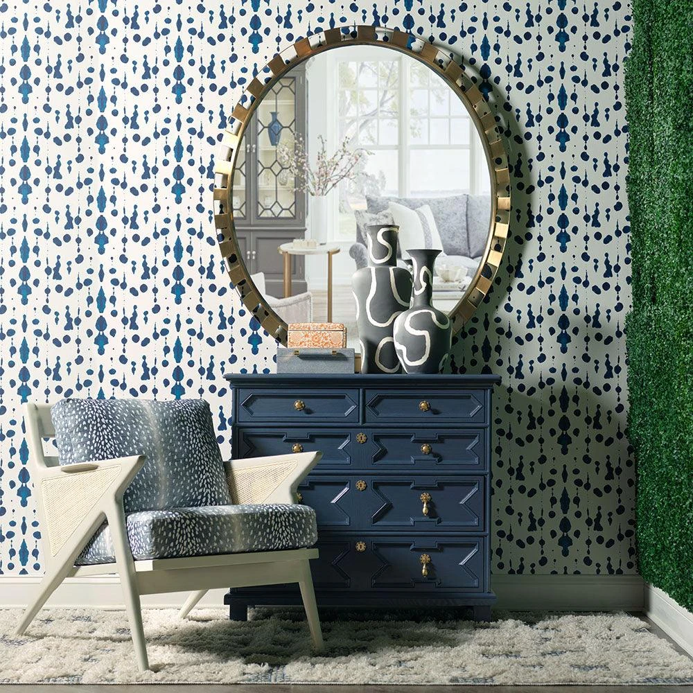 17th Century Chest With Navy Blue Finish 2 17th Century Chest With Navy Blue Finish - Image 2