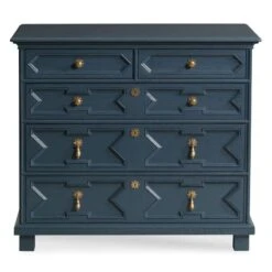 17th Century Chest With Navy Blue Finish 8 17th Century Chest With Navy Blue Finish -Famous Furniture Store 17th century chest nightstands and chests the well appointed house 3 43d3a4cc 4f6e 47ee b57d 75d822ed49da