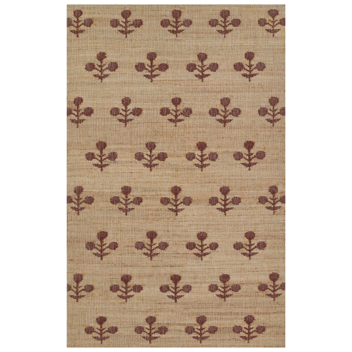 Orchard Bloom Rust Hand Woven Wool And Jute Area Rug 1 Orchard Bloom Rust Hand Woven Wool And Jute Area Rug