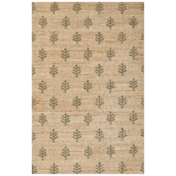 Orchard Verdure Natural Hand Woven Wool And Jute Area Rug