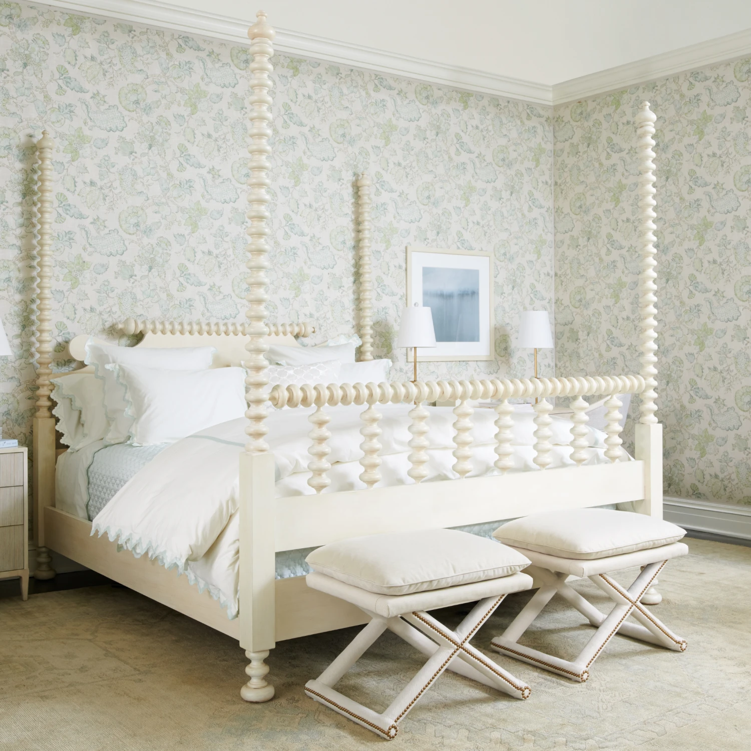 South Hampton King Poster Bed In Sancere 2 South Hampton King Poster Bed In Sancere - Image 2