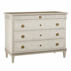 Modern History Large Gustavian Four Drawer Commode
