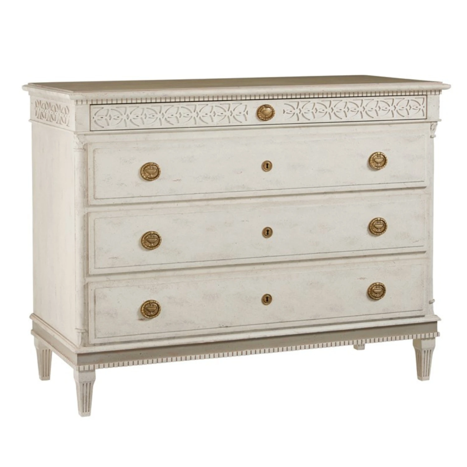 Modern History Large Gustavian Four Drawer Commode 1 Modern History Large Gustavian Four Drawer Commode