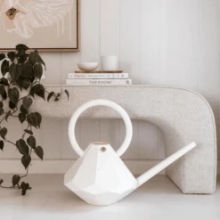 2 Gallon Crystal White Watering Can -Famous Furniture Store 2 gallon crystal white watering can garden tools and accessories the well appointed house 3