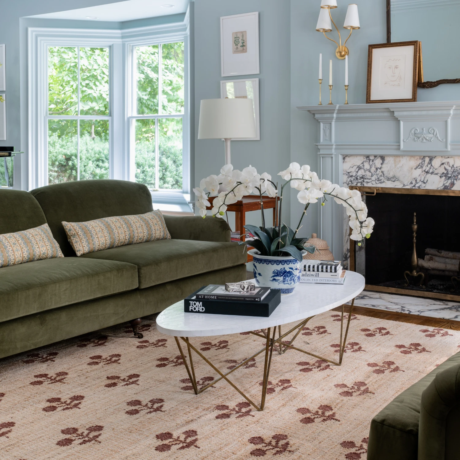 Orchard Bloom Rust Hand Woven Wool And Jute Area Rug 2 Orchard Bloom Rust Hand Woven Wool And Jute Area Rug - Image 2