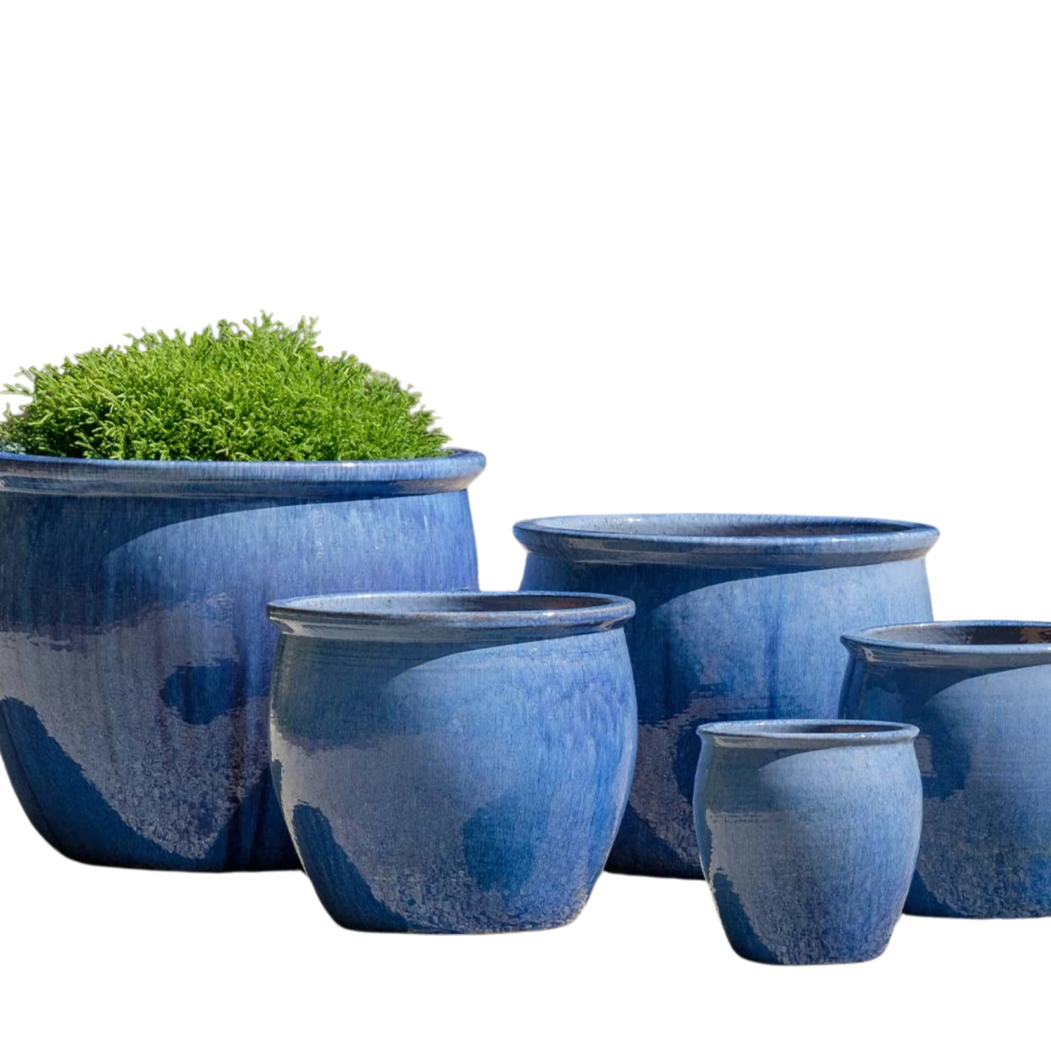 Set Of Five Mirador Planters 1 Set Of Five Mirador Planters