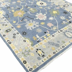 Charlotte Oushak Rug In Blue 5 Charlotte Oushak Rug In Blue -Famous Furniture Store 28 e2e1d9bb b024 4877 80d9 c5e55d934b8b