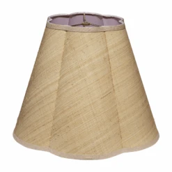 Raffia Scalloped Lamp Shade 10 Raffia Scalloped Lamp Shade -Famous Furniture Store 2SCAL 88LG 2