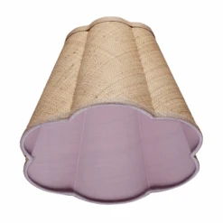 Raffia Scalloped Lamp Shade 9 Raffia Scalloped Lamp Shade -Famous Furniture Store 2SCAL 88SM 3