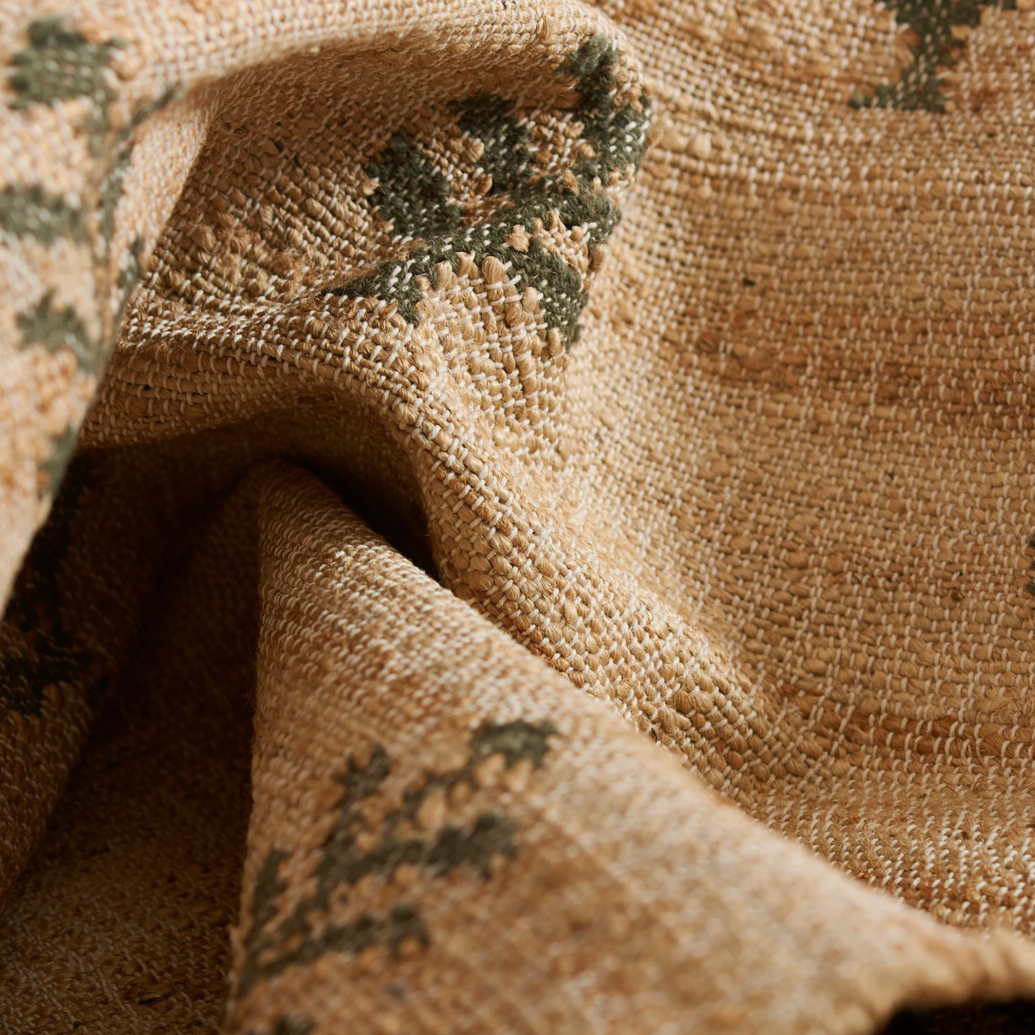 Orchard Verdure Natural Hand Woven Wool And Jute Area Rug 2 Orchard Verdure Natural Hand Woven Wool And Jute Area Rug - Image 2