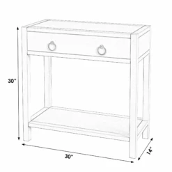 30" White Single Drawer Wood Nightstand 7 30" White Single Drawer Wood Nightstand -Famous Furniture Store 30 white single drawer wood nightstand nightstands and chests the well appointed house 4