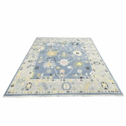 Charlotte Oushak Rug In Blue