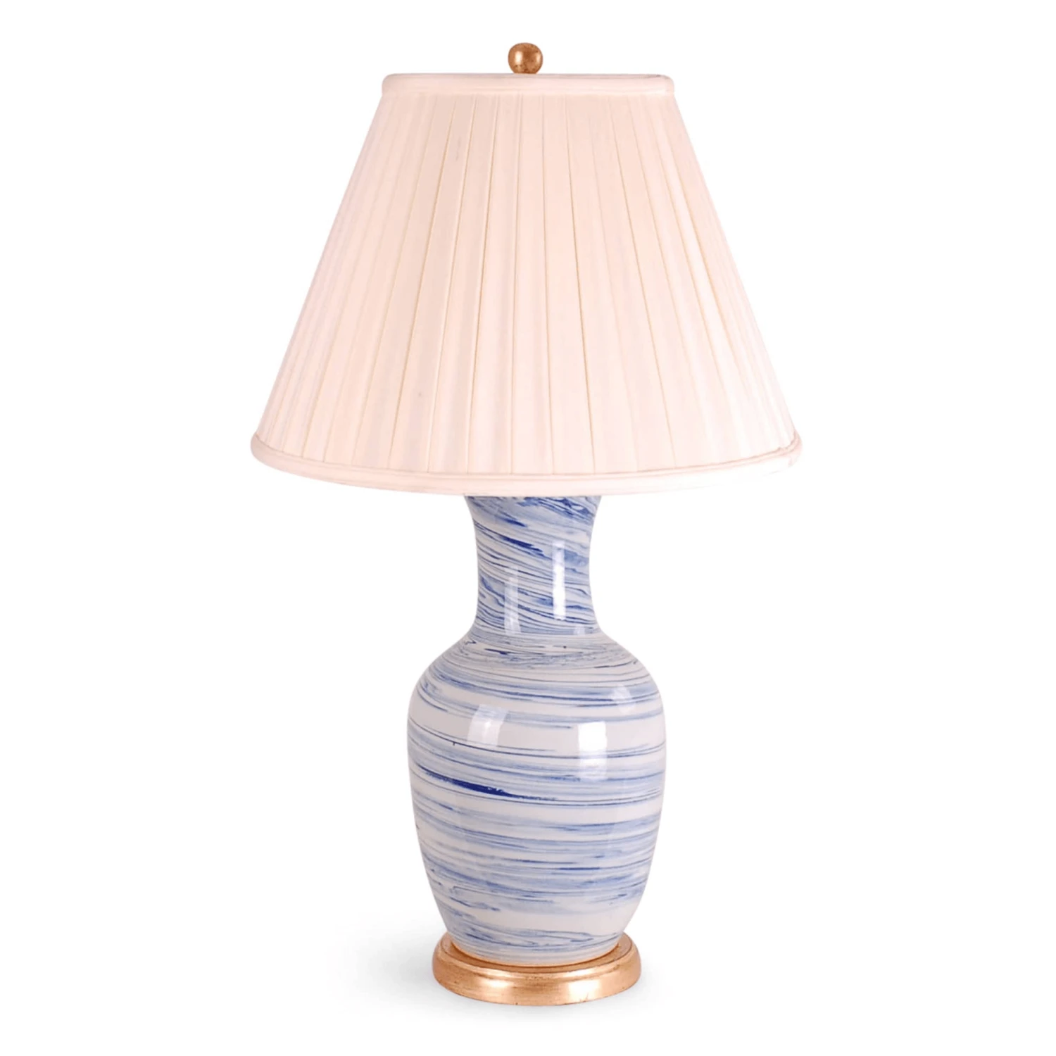 31" Light Blue Swirl Table Lamp 1 31" Light Blue Swirl Table Lamp