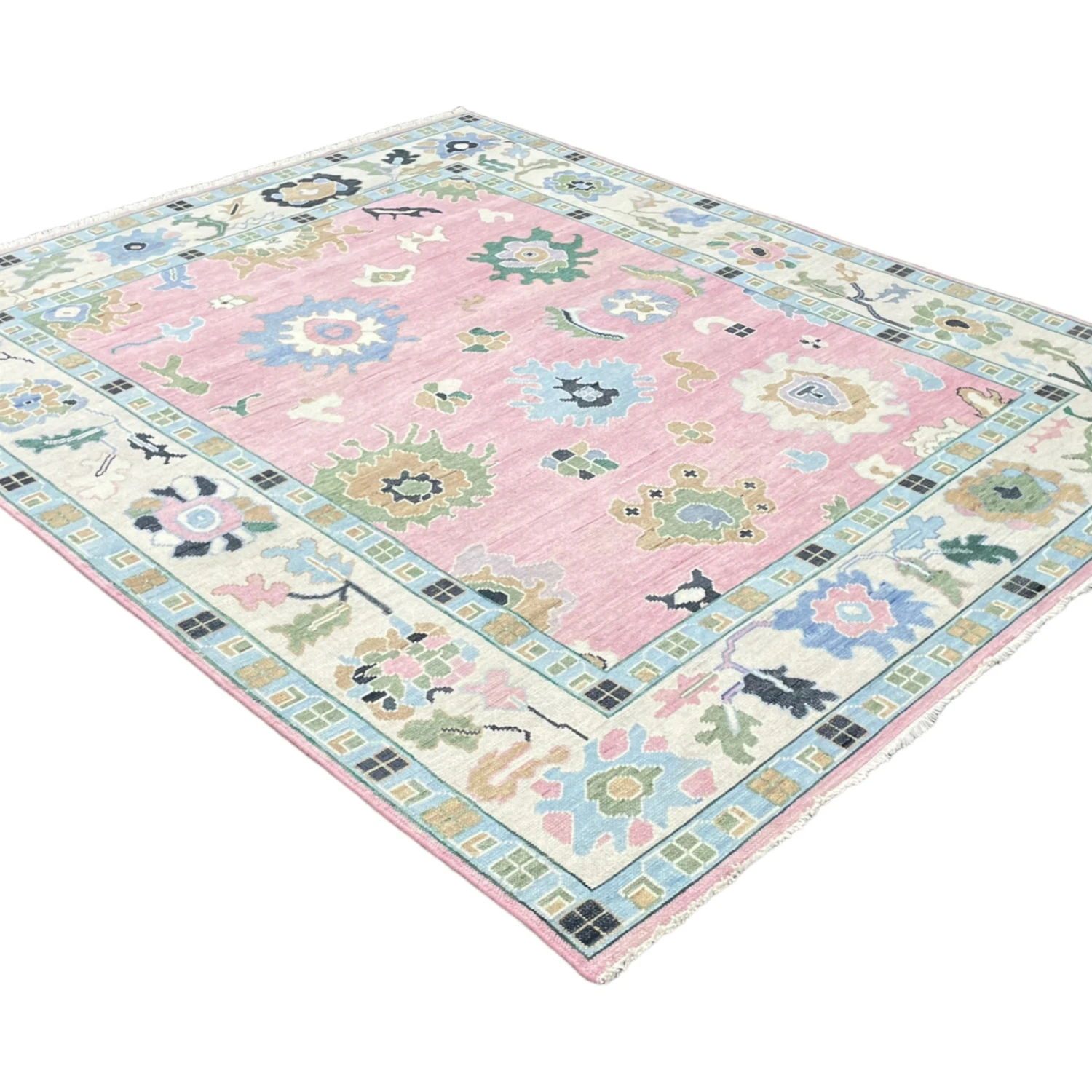 Amelia Oushak Rug In Blush 3 Amelia Oushak Rug In Blush - Image 3