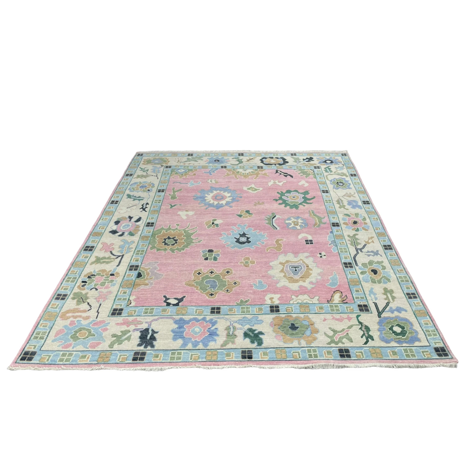 Amelia Oushak Rug In Blush 1 Amelia Oushak Rug In Blush