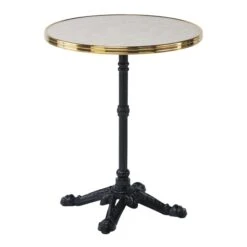 4-Prong Cast Iron Bistro Table - Available In Two Sizes