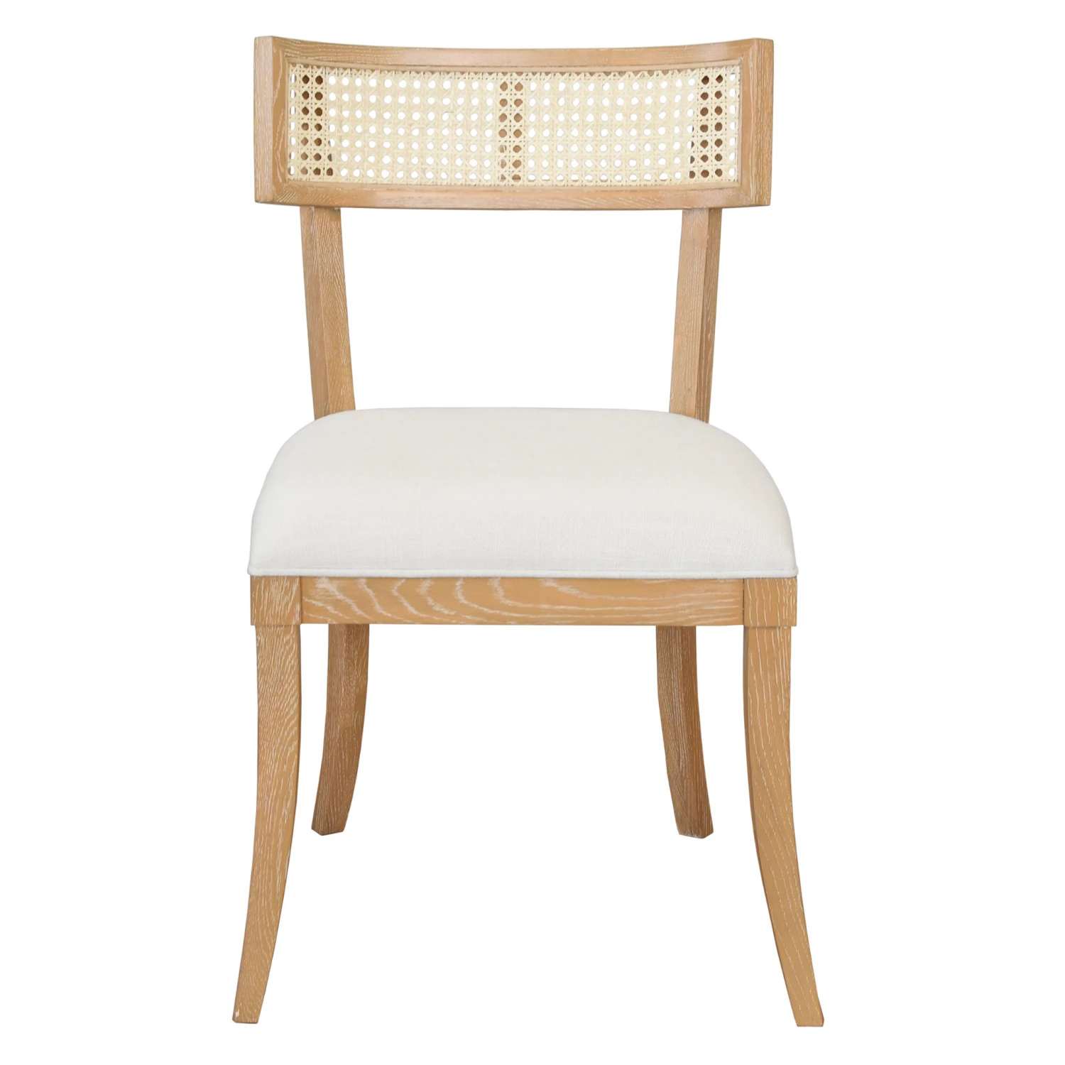 Britta Cane Back With Cerused Oak Finished Dining Chair 1 Britta Cane Back With Cerused Oak Finished Dining Chair