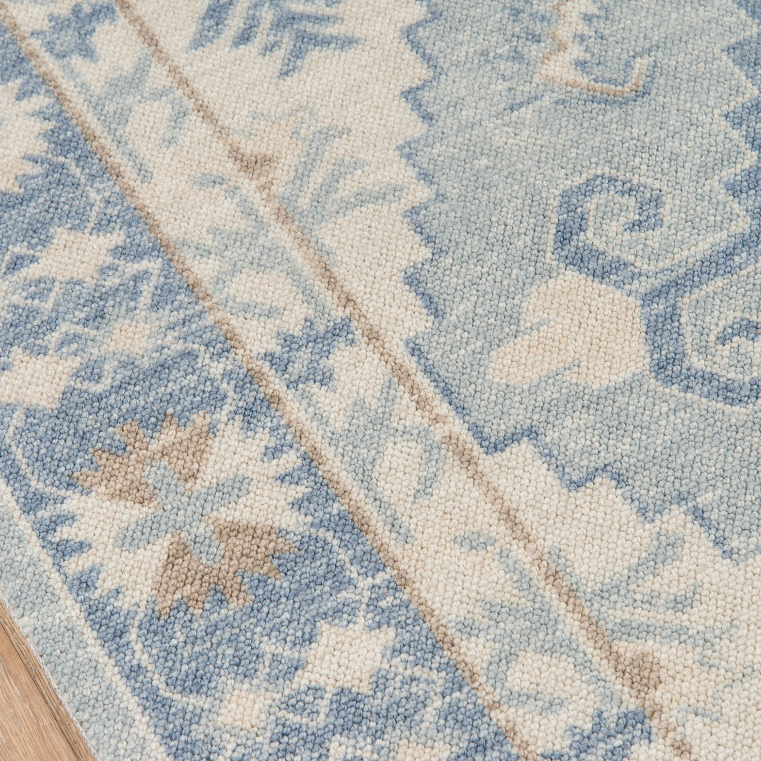 Ana Blue Wool Area Rug 6 Ana Blue Wool Area Rug - Image 6