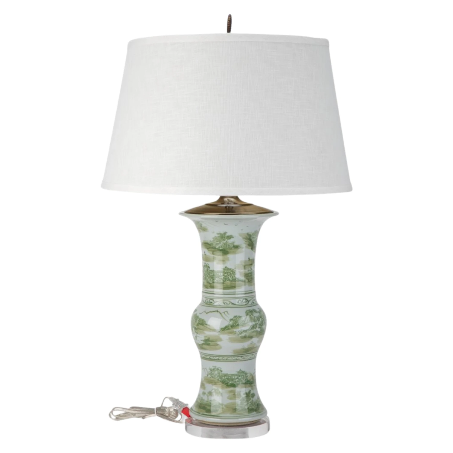Princess Mantel Vase Lamp With Green Scene 3 Princess Mantel Vase Lamp With Green Scene - Image 3