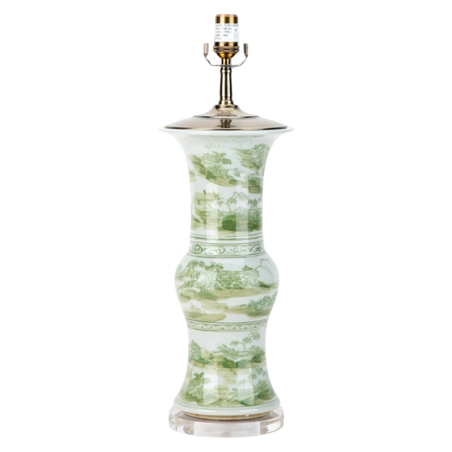 Princess Mantel Vase Lamp With Green Scene 4 Princess Mantel Vase Lamp With Green Scene - Image 4