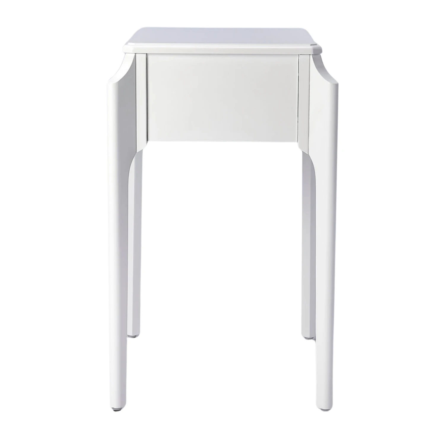 Wilshire One Drawer Traditional Nightstand In White 8 Wilshire One Drawer Traditional Nightstand In White - Image 8
