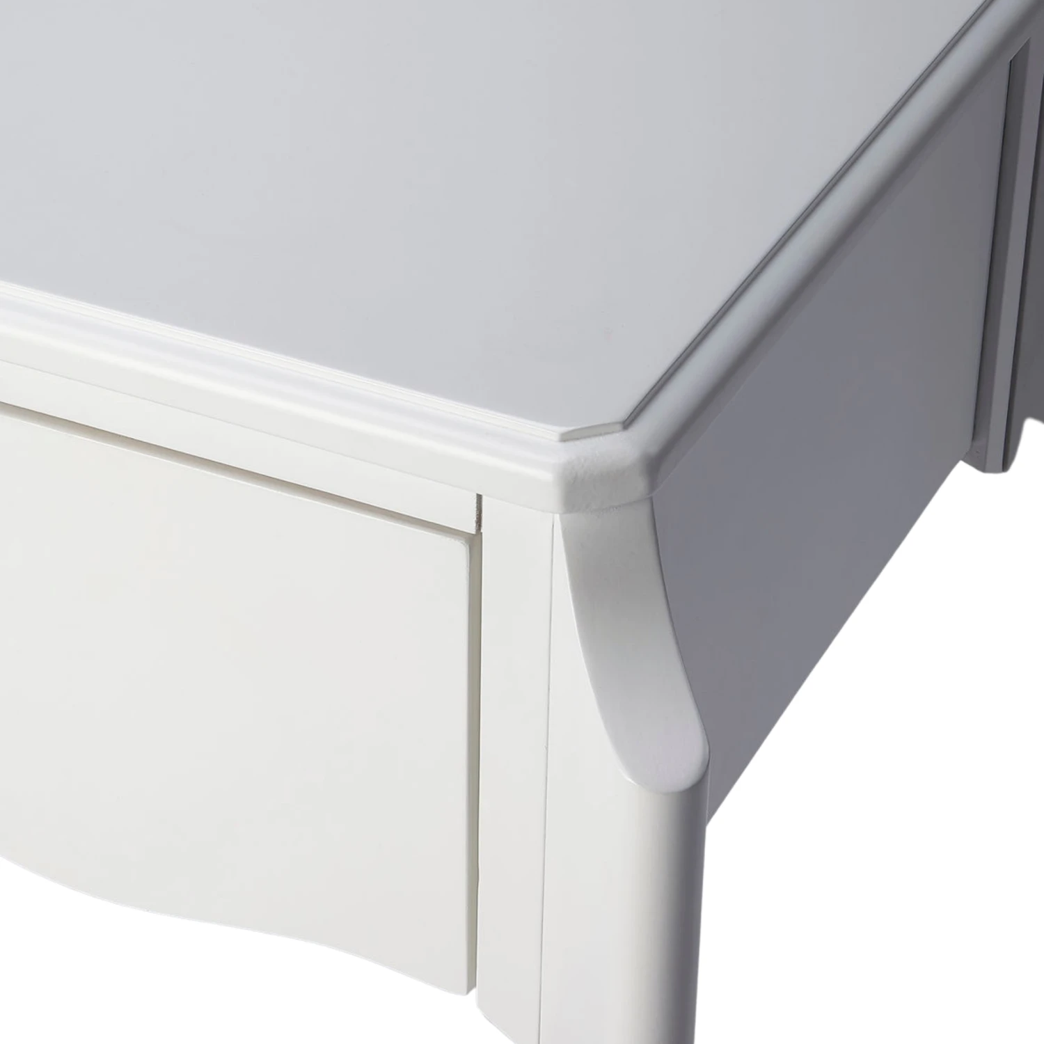 Wilshire One Drawer Traditional Nightstand In White 7 Wilshire One Drawer Traditional Nightstand In White - Image 7