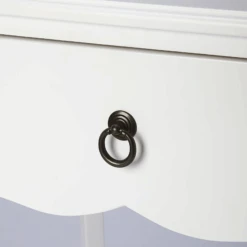 Wilshire One Drawer Traditional Nightstand In White 13 Wilshire One Drawer Traditional Nightstand In White -Famous Furniture Store 5321304 6