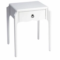 Wilshire One Drawer Traditional Nightstand In White 11 Wilshire One Drawer Traditional Nightstand In White -Famous Furniture Store 5321304 8