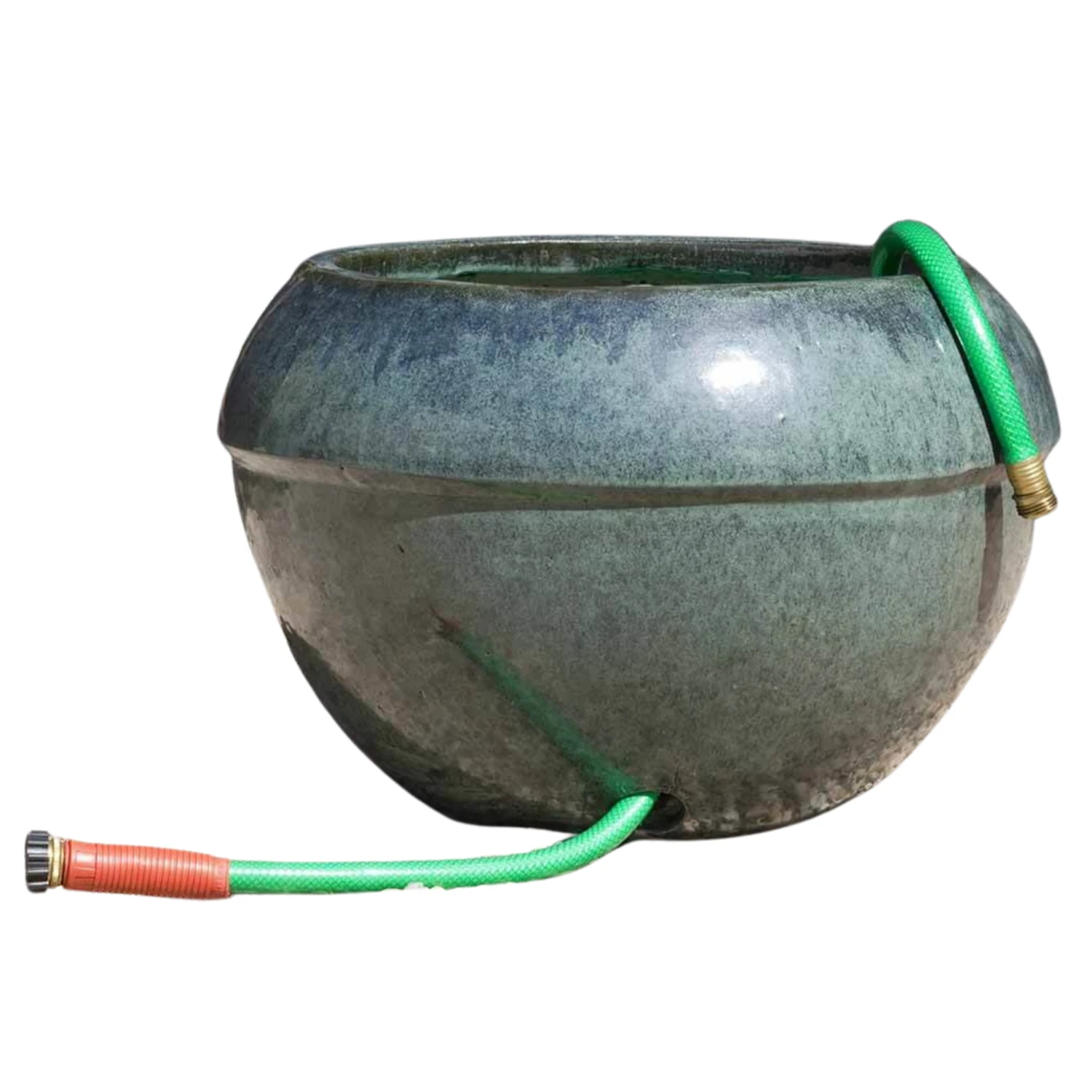 Hose Pot With Cuff, Antique Jade 1 Hose Pot With Cuff, Antique Jade