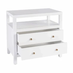 Nora Two Drawer Nighstand In White 15 Nora Two Drawer Nighstand In White -Famous Furniture Store 5732304 8
