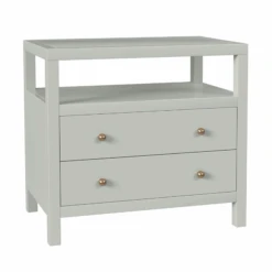 Nora Two Drawer Nighstand In Sage Green 9 Nora Two Drawer Nighstand In Sage Green -Famous Furniture Store 5732480 7