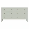 Nora Six Drawer Dresser In Sage Green