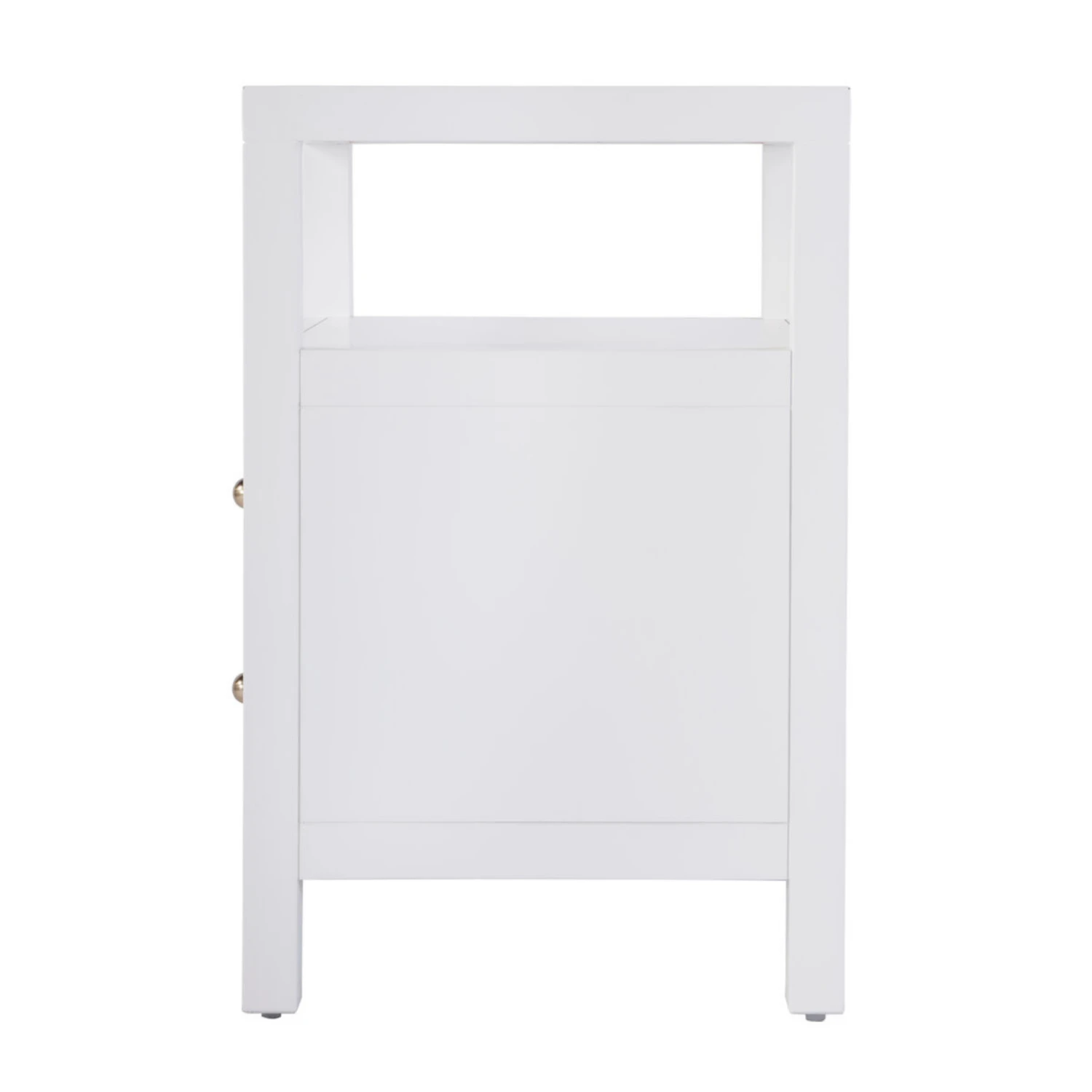 Nora Two Drawer Nightstand With Open Shelf 5 Nora Two Drawer Nightstand With Open Shelf - Image 5