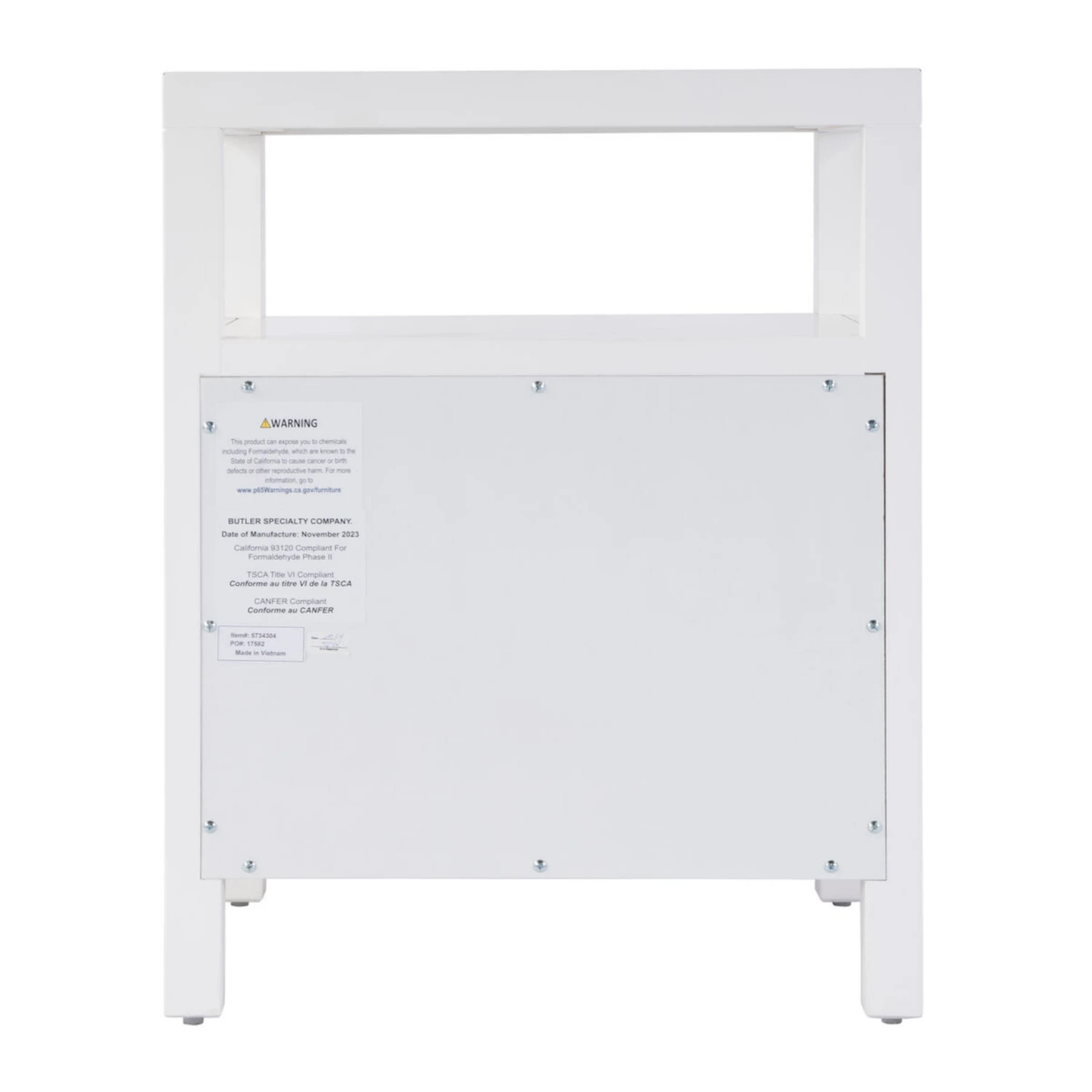 Nora Two Drawer Nightstand With Open Shelf 6 Nora Two Drawer Nightstand With Open Shelf - Image 6