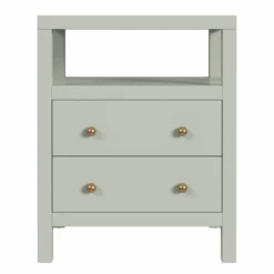 Nora Two Drawer Nightstand With Open Shelf 23 Nora Two Drawer Nightstand With Open Shelf -Famous Furniture Store 5734480