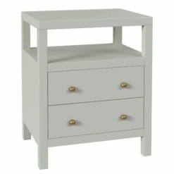 Nora Two Drawer Nightstand With Open Shelf 25 Nora Two Drawer Nightstand With Open Shelf -Famous Furniture Store 5734480 7