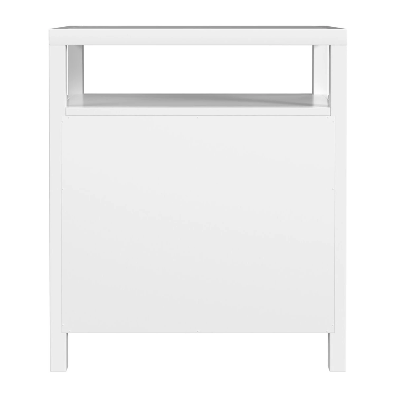Nora Three Drawer Nightstand In White 4 Nora Three Drawer Nightstand In White - Image 4