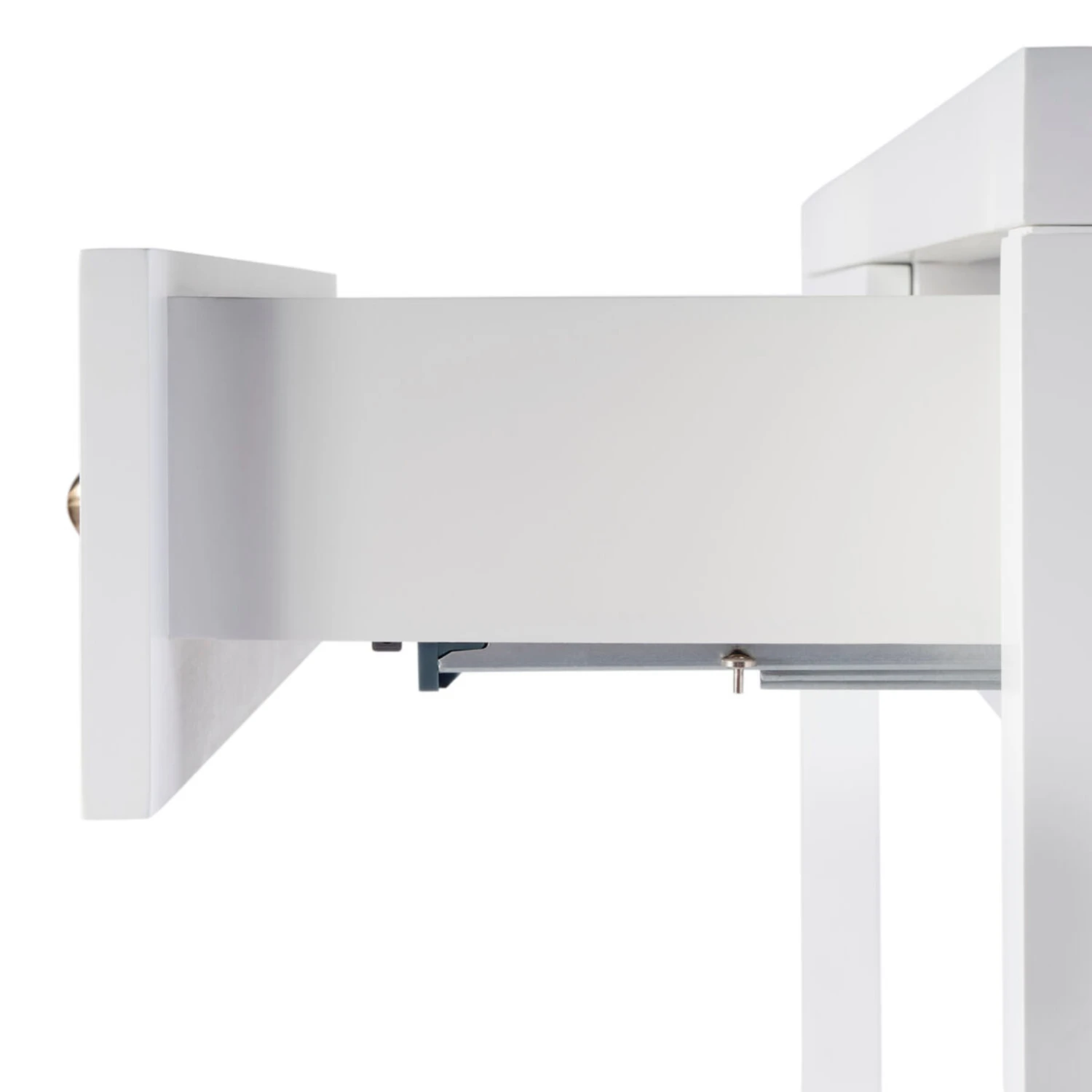 Nora One Drawer Nightstand In White 3 Nora One Drawer Nightstand In White - Image 3