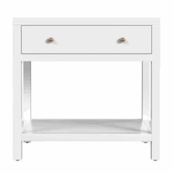 Nora One Drawer Nightstand In White