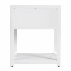 Small Nora One Drawer Nightstand In White 8 Small Nora One Drawer Nightstand In White -Famous Furniture Store 5945304 3
