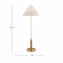 Ippolito Console Lamp In Antique Brass Finish 9 Ippolito Console Lamp In Antique Brass Finish -Famous Furniture Store 6000 0874