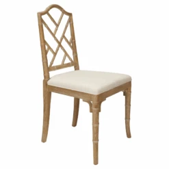 Chippendale Style Bamboo Dining Chair In Cerused Oak 6 Chippendale Style Bamboo Dining Chair In Cerused Oak -Famous Furniture Store 62