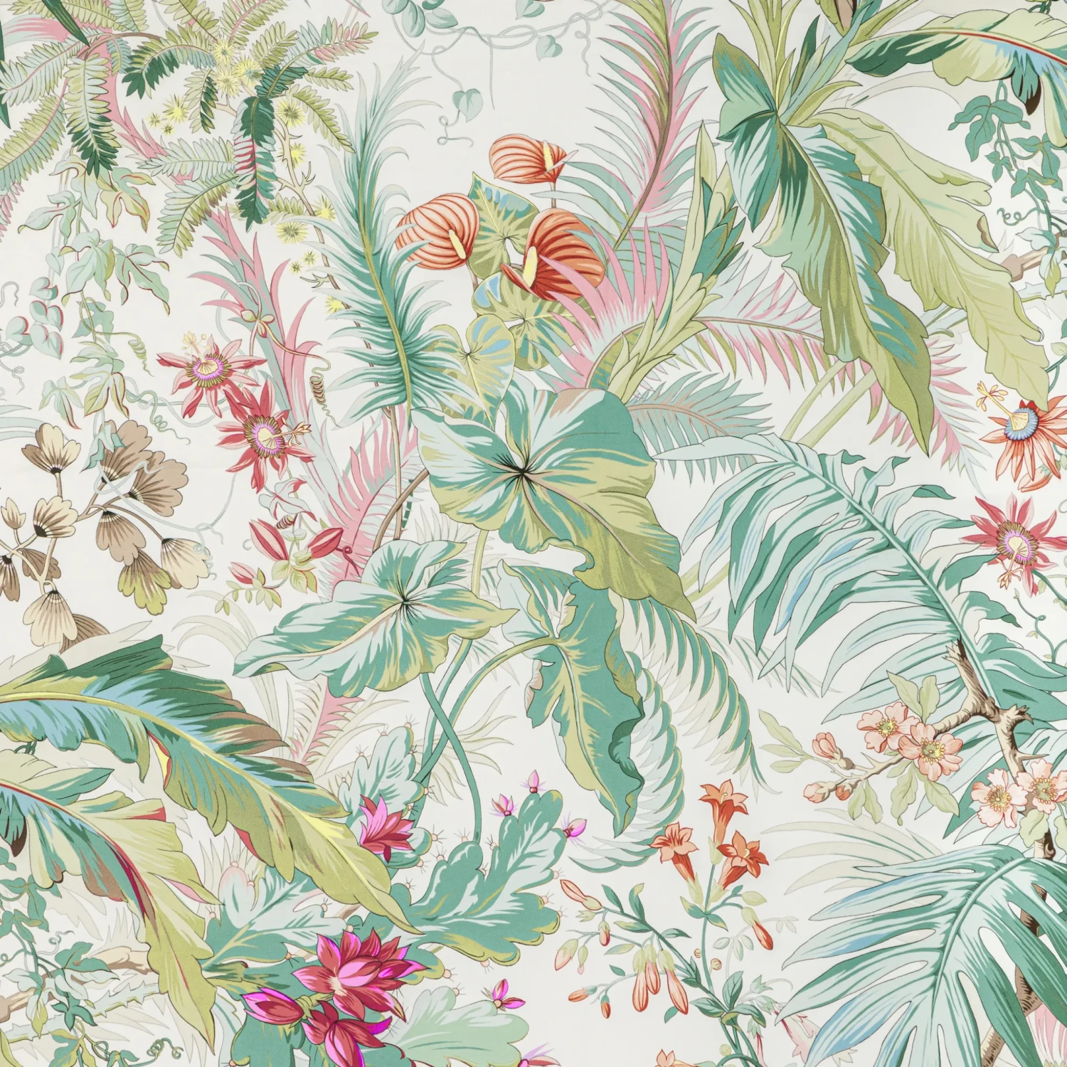 Brunschwig & Fils Majorelle Lilac Print Decorative Fabric 1 Brunschwig & Fils Majorelle Lilac Print Decorative Fabric