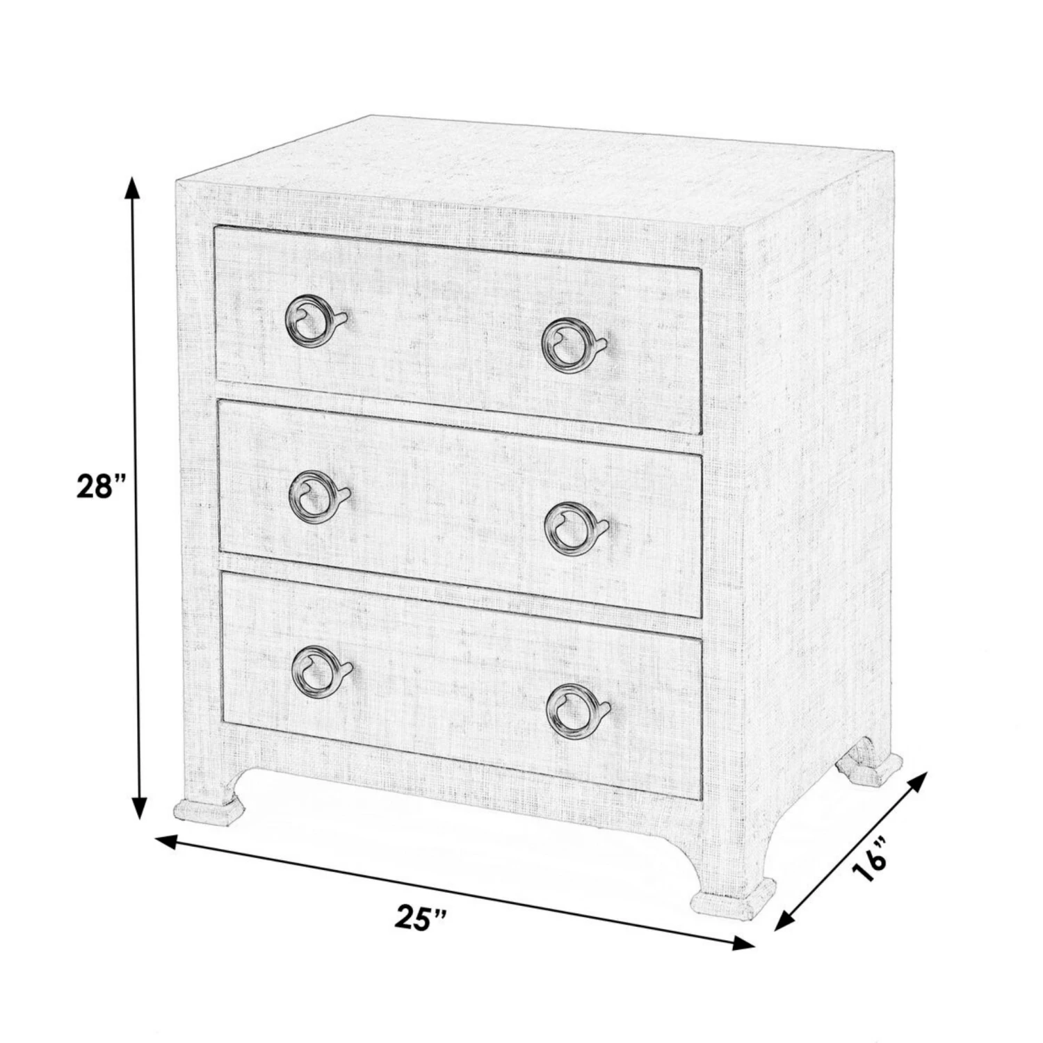 Chatham Raffia Chest In Natural 8 Chatham Raffia Chest In Natural - Image 8