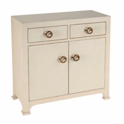 Chatham 2-Drawer Raffia Cabinet In Natural
