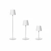 Adjustable Height White LED Cordless Table Lamp